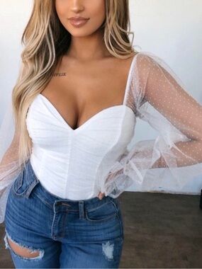 OOTDFASH White Bodysuit
